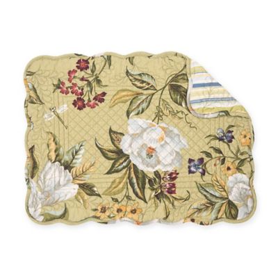 C&f Home Kassandra Placemats In Green (Set Of 6)