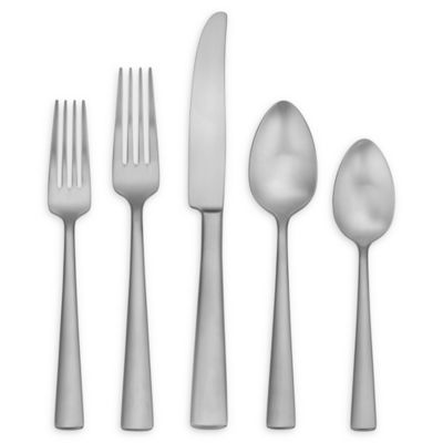 Artisanal Kitchen Supply Woodbury 45-Piece Flatware Set Stainless Steel