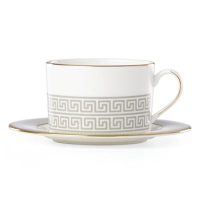 Brian Gluckstein By Lenox Delphi Cup And Saucer Green/blue