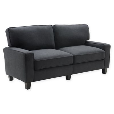 Serta Palisades 73 Sofa In Charcoal