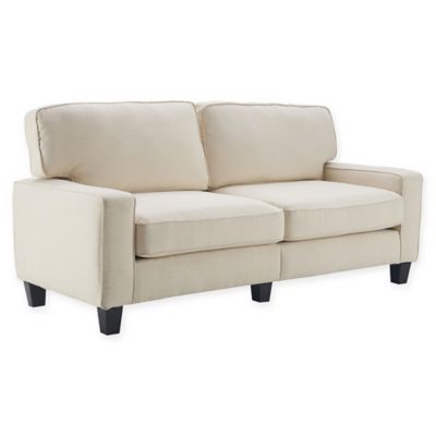 Serta Palisades 78 Sofa In Butter Cream