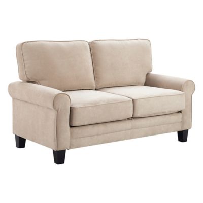 Serta Copenhagen Loveseat In Soft Beige