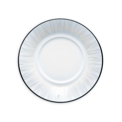 Noritake Glacier Platinum Saucer White