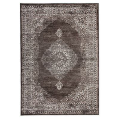 Abacasa Sonoma 53 X 76 Bryson Tufted Area Rug In Chocolate/silver