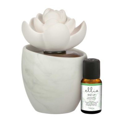 Ellia Lotus Leaf Aroma Diffuser Marble