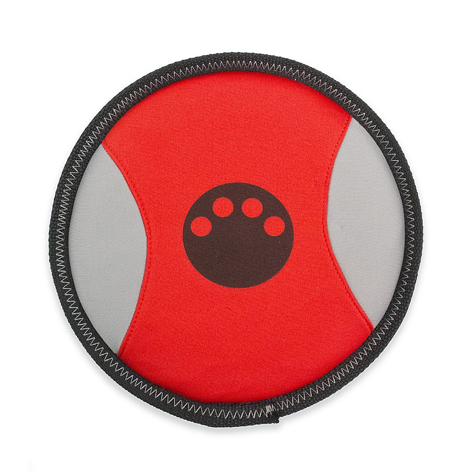 Active-Life Floating Frisbee Dog Chew Toy in Red/Black