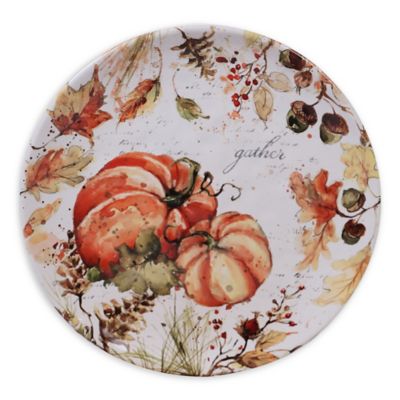 Certified International Harvest Splash Dinner Plates (Set Of 4) Multi