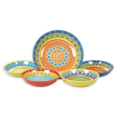 Certified International Valencia 5-Piece Pasta Set Multi