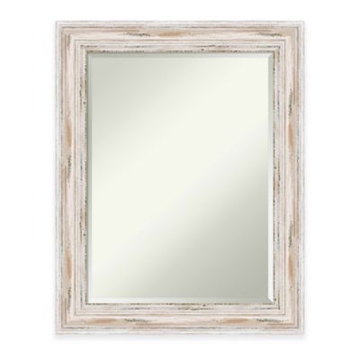Amanti Art Alexandria 23 X 29 Wall Mirror In White White Wash