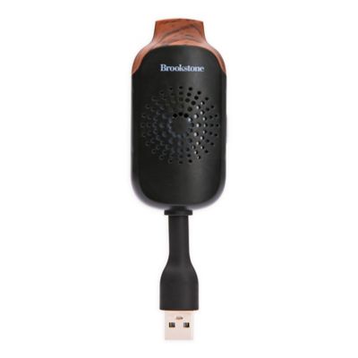 Brookstone 1.63 Oz. Waterless Aroma Diffuser In Black