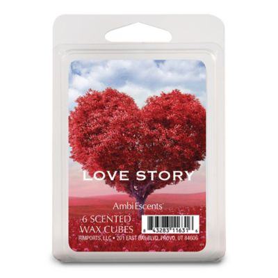 Ambiescents 6-Pack Love Story Scented Wax Fragrance Cubes Red