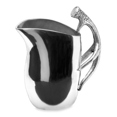 Arthur Court Designs Antler Pitcher Silver
