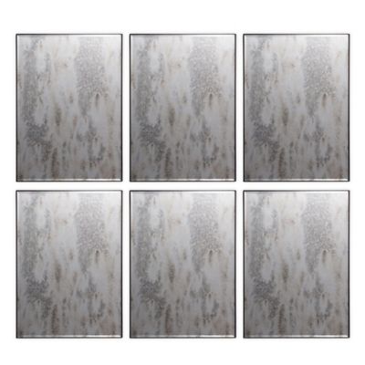 A&B Home 20.3 X 15.2 Rectangle Mirror In Black