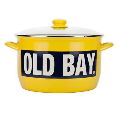 Golden Rabbit Old Bay 18 Qt. Stock Pot In Yellow