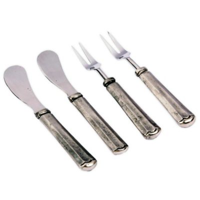 Maharaja 4-Piece Party Specialty Flatware In Silver