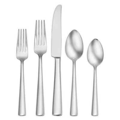 Artisanal Kitchen Supply Woodbury 45-Piece Mirror Stainless Steel Flatware Set