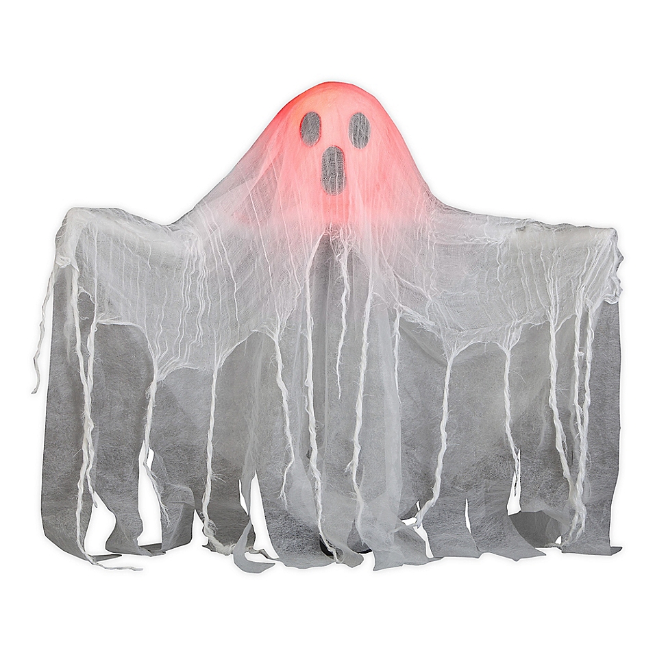 Animated Pop-Up Ghost Halloween Decoration in White