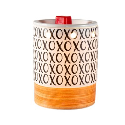 Ambiescents Xoxo Wax Warmer White/black