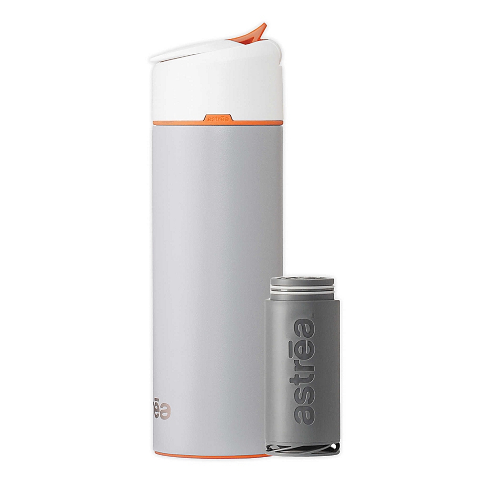 astrea One® 20 oz. Filtered Water Bottle in Grey/Orange