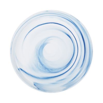 Artisanal Kitchen Supply Coupe Marbleized Dinner Plates In Blue (Set Of 4)