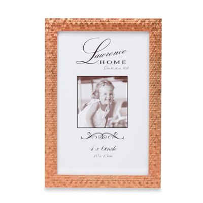 Lawrence Frames 5 X 7 Rose Gold Shimmer Picture Frame Copper