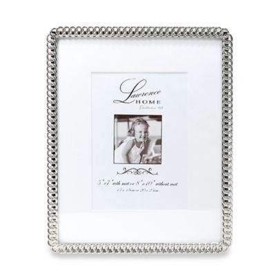 Lawrence Frames Eternity Rings 8 X 10 Silver-Plated Picture Frame