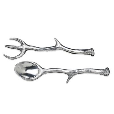 Arthur Court Designs Antler 2-Piece Serving Set Silver