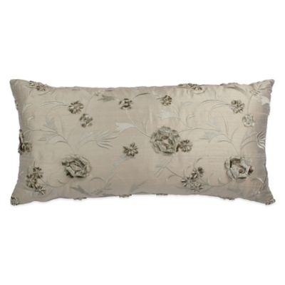 Austin Horn Collection Cascata Floral Bolster Throw Pillow Seamist