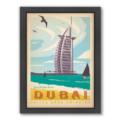 Anderson Design Group World Travel Dubai Inch X Inch Framed Wall