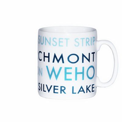 Our Region Hollywood Jumbo Mug Blue/white