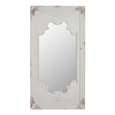 A&B Home Southern Living 54 X 28.7 Rectangular Mirror In Antique White