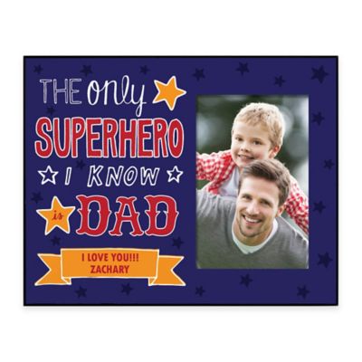 Superhero Dad 4-Inch X 6-Inch Picture Frame