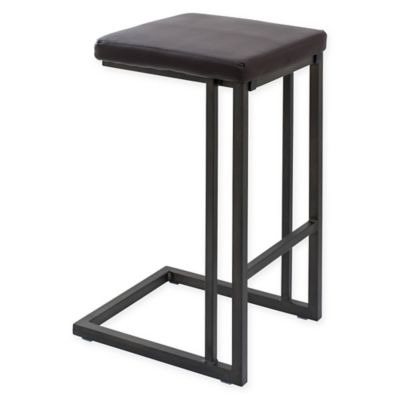 Lumisource Roman Counter Stools In Black (Set Of 2) Brown