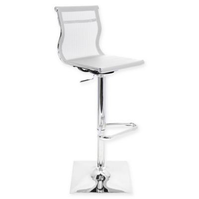 Lumisource Mirage Bar Stool In White