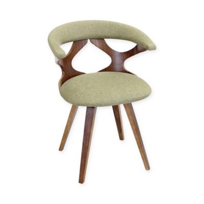 Lumisource Gardenia Chair In Walnut/green