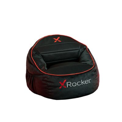 X Rocker Nimbus Structured Gaming Bean Bag Chair In Black/red