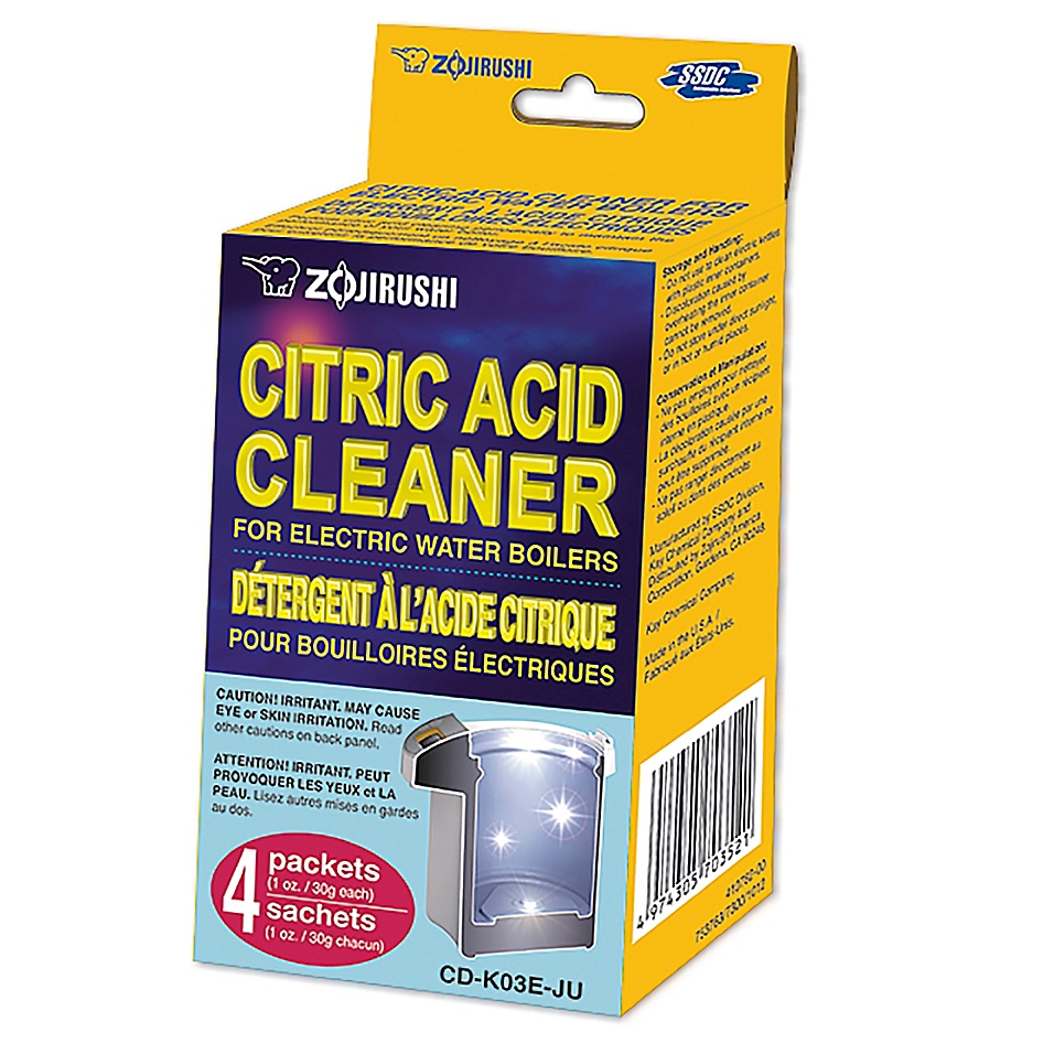 Zojirushi 4-Pack Citric Acid Cleaner For Electric Pots