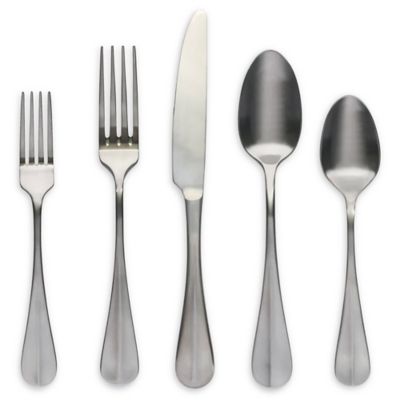 Bee & Willow Milbrook Satin 20-Piece Flatware Set Silver