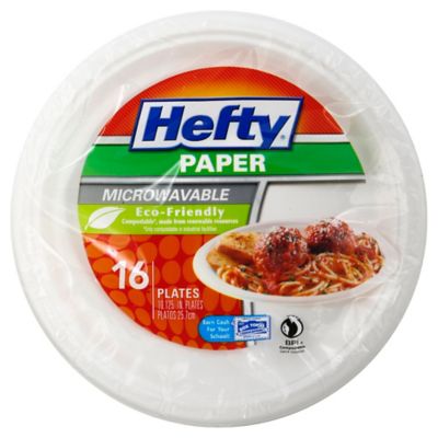 Hefty&reg; 10.125-Inch Microwavable Paper Plates (Set of 16)