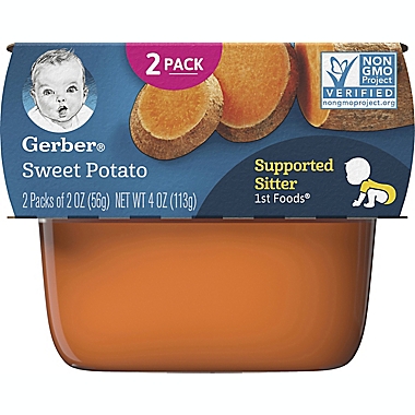 Gerber&reg; 2-Pack 2 oz. 1st Foods Sweet Potato Food Tubs. View a larger version of this product image.