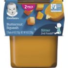 Alternate image 1 for Gerber&reg; 2nd Foods&reg; 2-Pack 4 oz. Butternut Squash Baby Food<br />