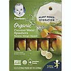 Alternate image 1 for Gerber&reg; 4-Pack Organic Coconut Water Splashers in Banana Mango Squash