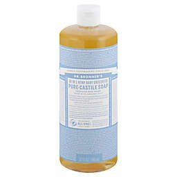 Dr Bronners Hemp 18-in-1 Unscented Baby Pure-Castile Soap