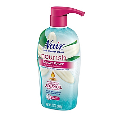 Nair&trade; Shower Power&trade; 13 oz. Hair Remover Cream with Moroccan Argan Oil. View a larger version of this product image.