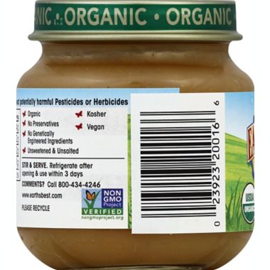 Earth's Best&reg; Organic 4 oz. Pears Baby Food. View a larger version of this product image.