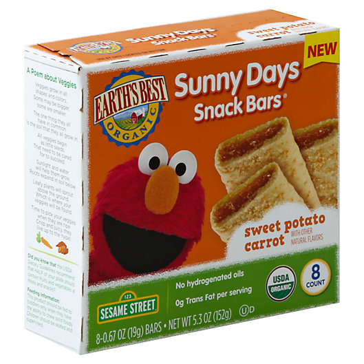 Alternate image 1 for Earth's Best® Sunny Days Sweet Potato Carrot Bars