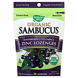 Nature's Way® Sambucus 24-Count Organic Zinc Lozenges