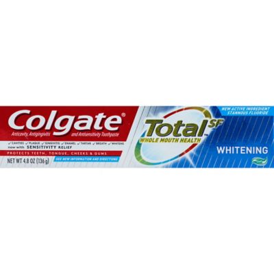 Colgate&reg; TotalSF&trade; 4.8 oz. Whitening Gel Toothpaste