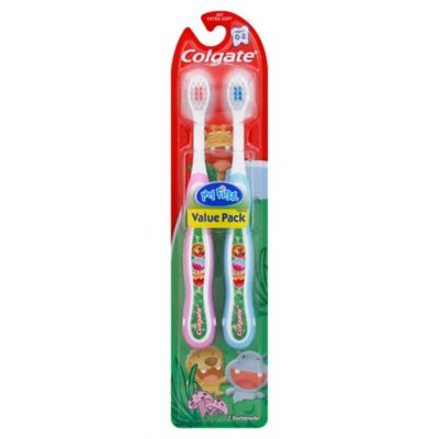 Colgate&reg; 2-Pack My First&reg; Kids, Infant and Toddler Extra-Soft Toothbrush Value Pack