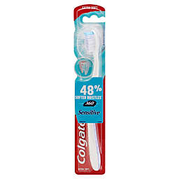 Colgate® 360 Sensitive Extra Soft Bristle Toothbrush with Tongue and Cheek Cleaner